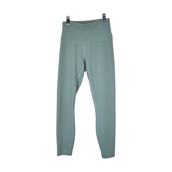 Lululemon Wunder Train Contour Fit High-Rise Tight 25" Misty Glade W5DZRS Size 6 - Picture 2 of 8